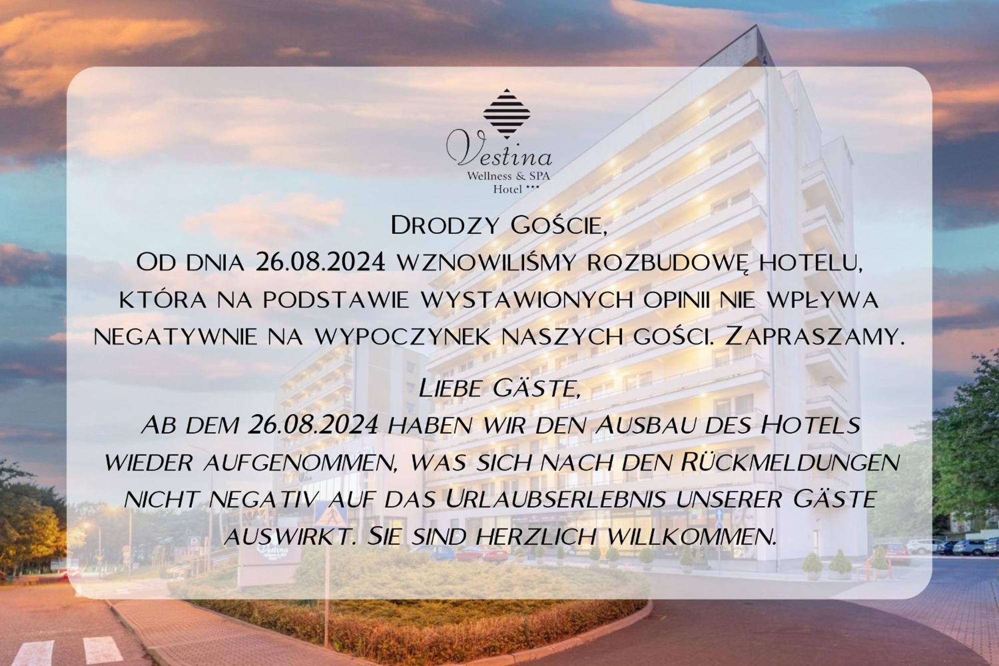 Vestina Wellness & Spa Hotel Miedzyzdroje Exterior photo